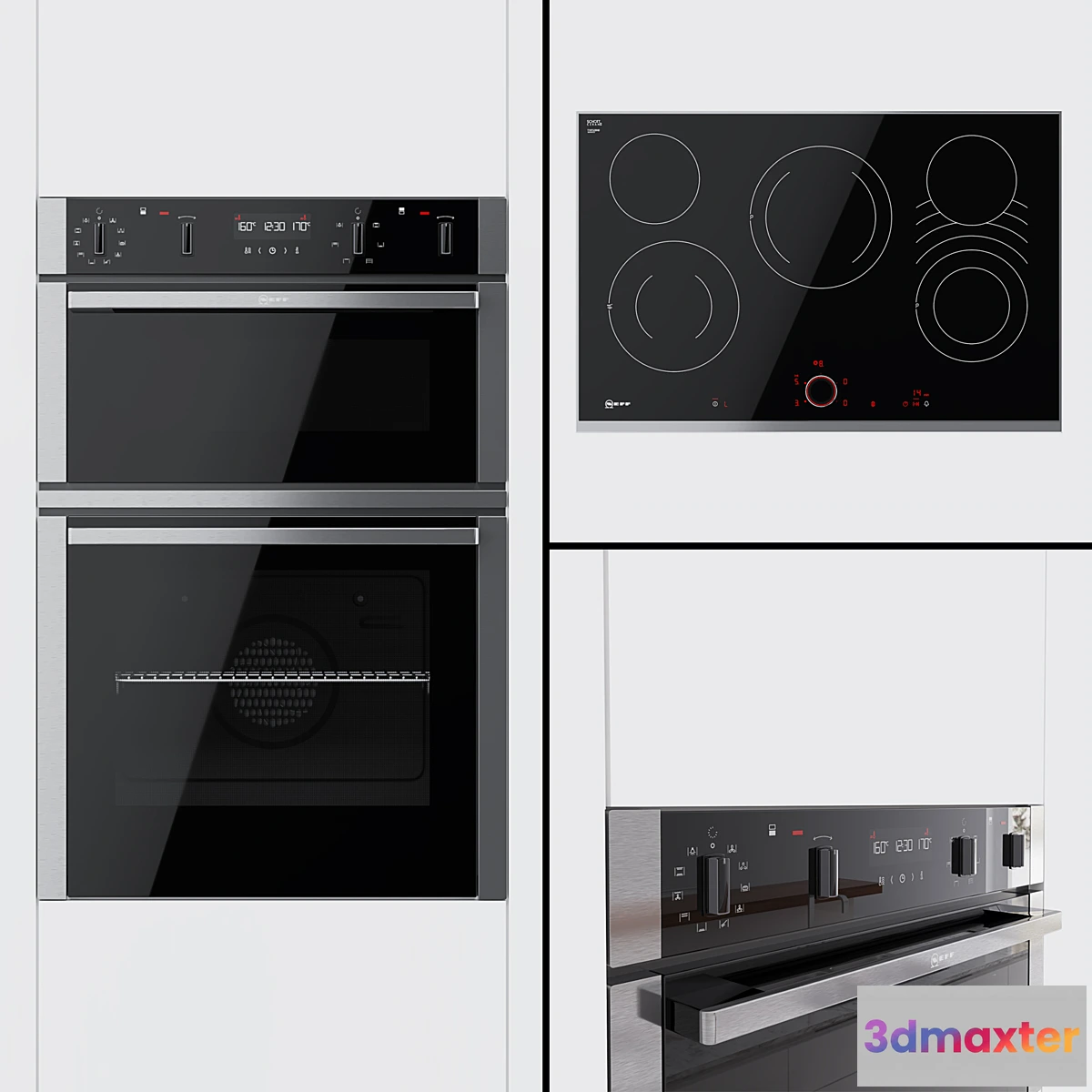564109 - Neff - U2acm7hn0b Dual Oven And T18ts28n0 Hob
