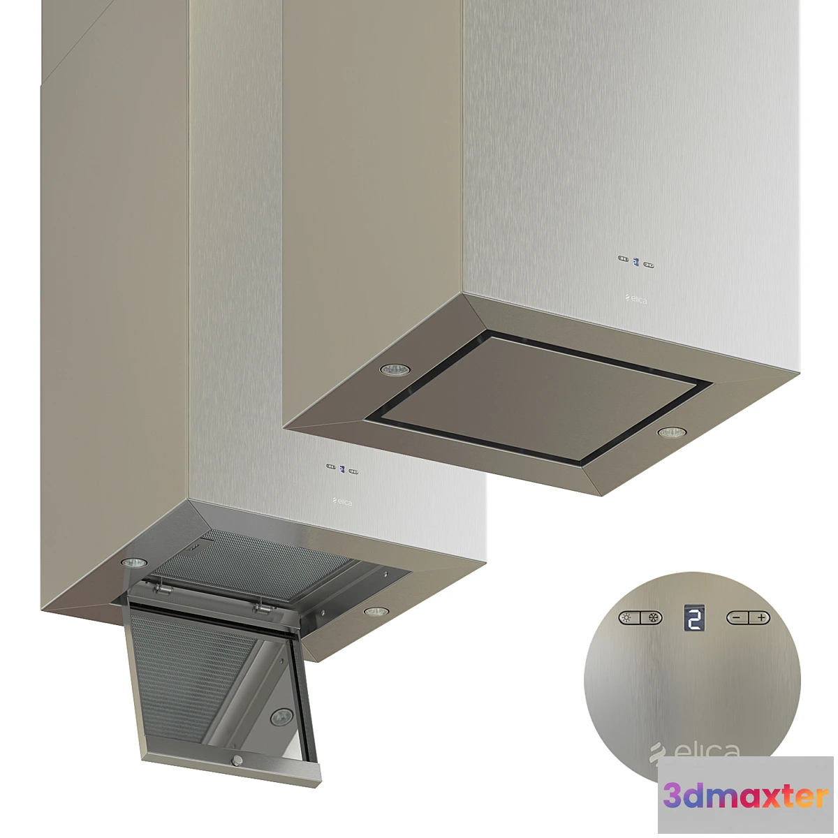 564233 - Elica Kuadra island