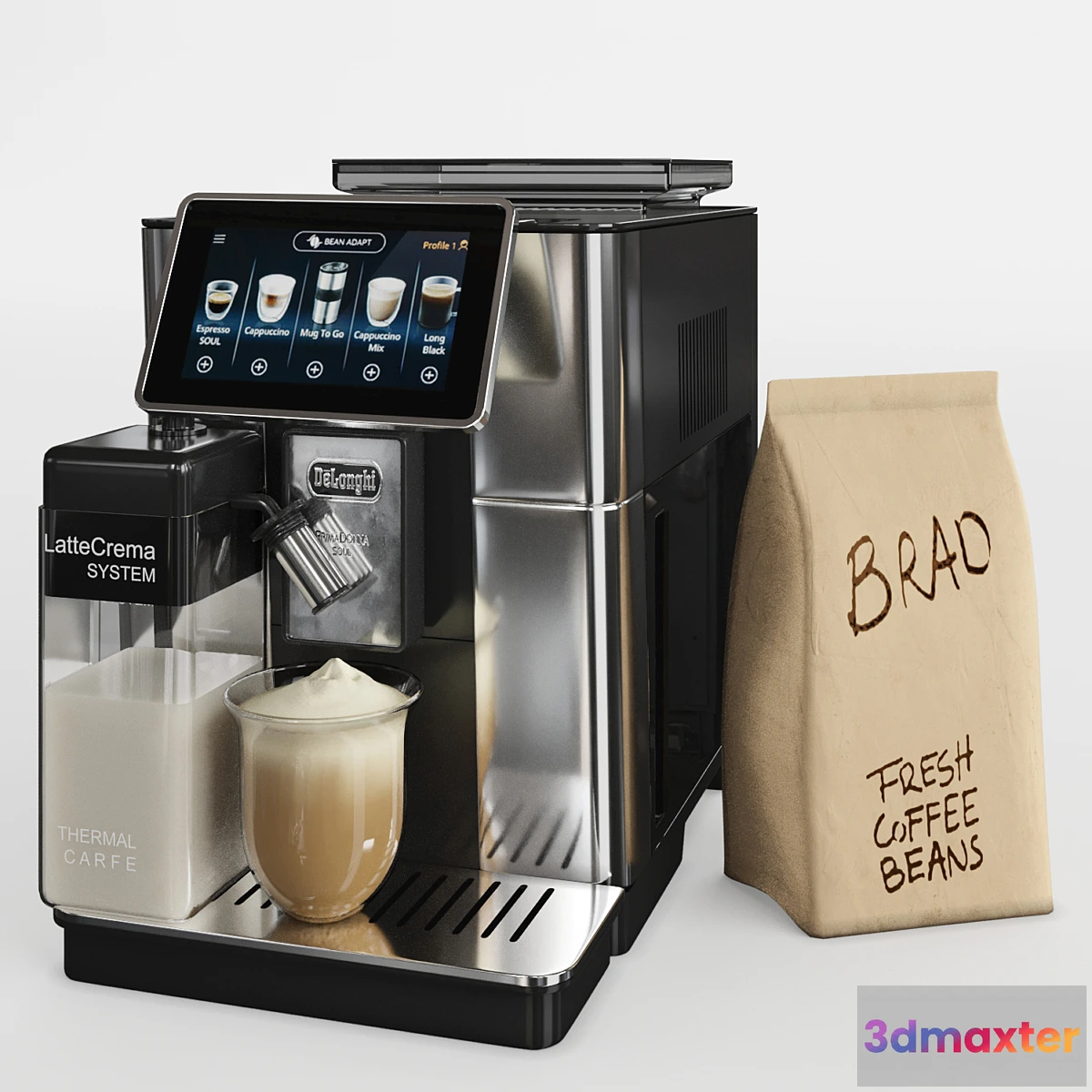 613197 - DELONGHI Primadonna Soul ECAM 610.55.SB COFFEEMAKER