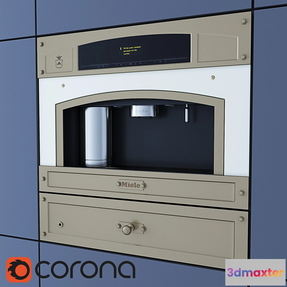 638101 - Coffee machine and Restart EMC451 box for preheating dishes ESV 141B