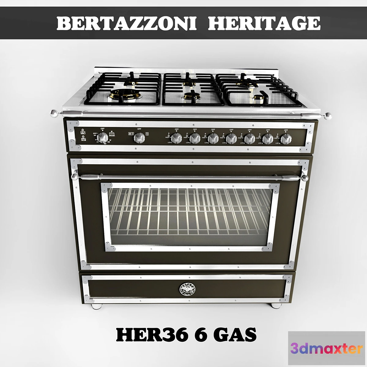651589 - Bertazzoni Heritage HER36_6_GAS NE - No.2