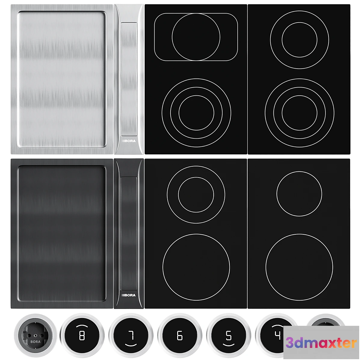 711736 - Bora Proffesional Kitchen Appliances 3.0 _ Cooker set