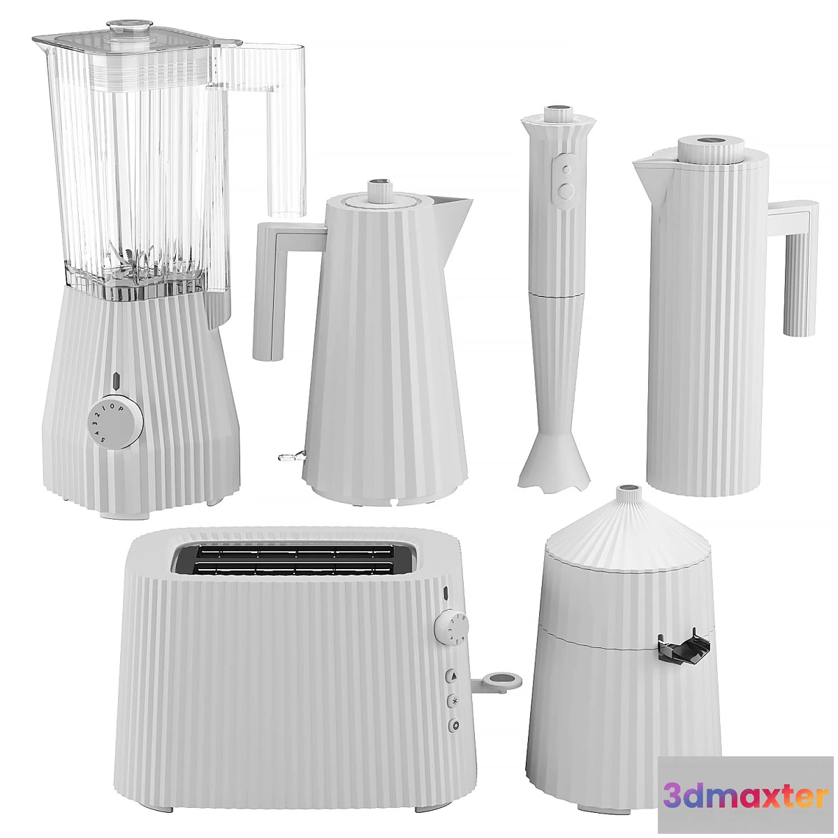 711894 - Set of kitchen appliances Alessi Plisse - No.2