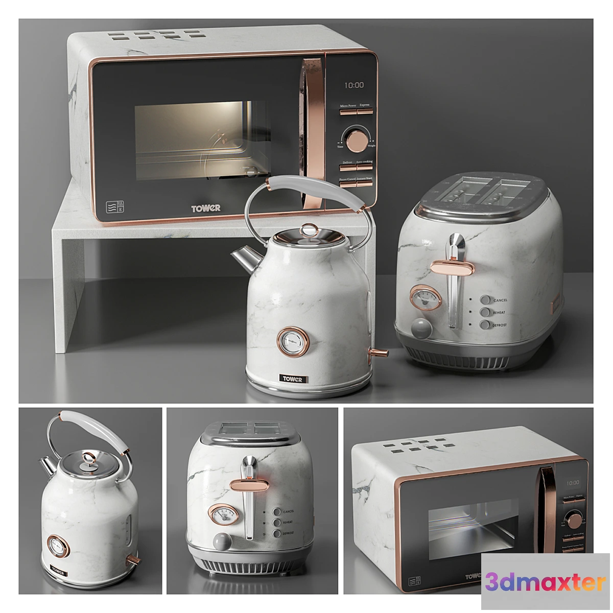 774023 - Tower Rose Gold Set