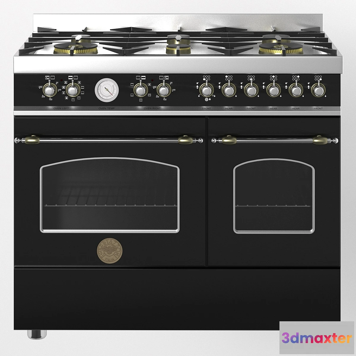 774039 - Gas stove Heritage-her100-6-mfe-d-bertazzoni