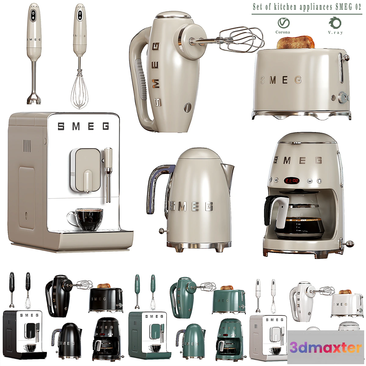 774375 - Set of kitchen appliances SMEG 02 - No.3
