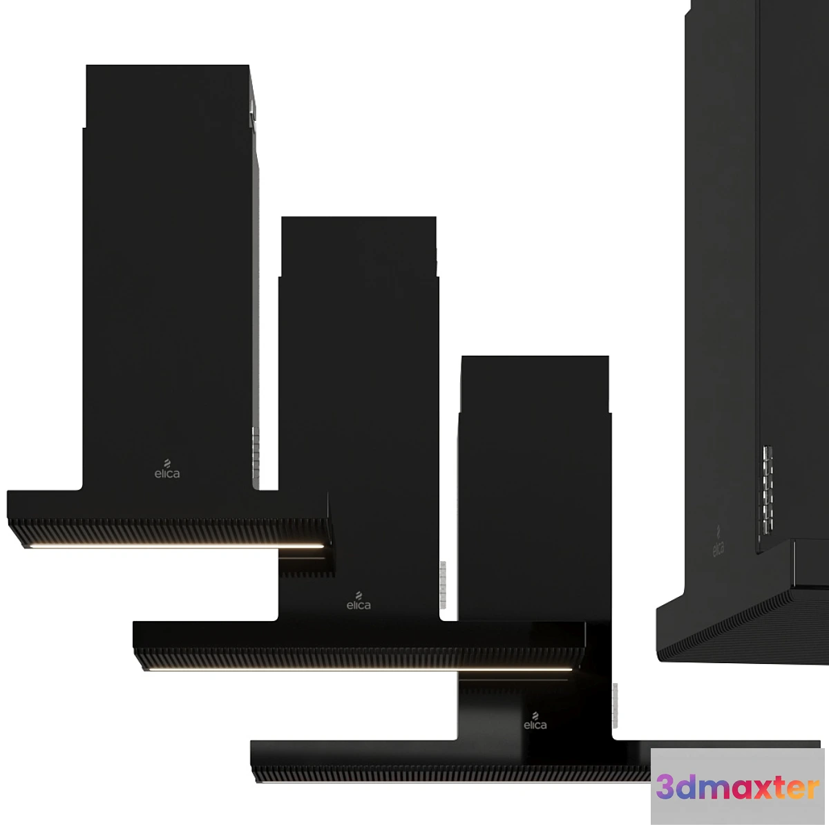 774491 - Elica Haiku Wall Mounted Hood Set