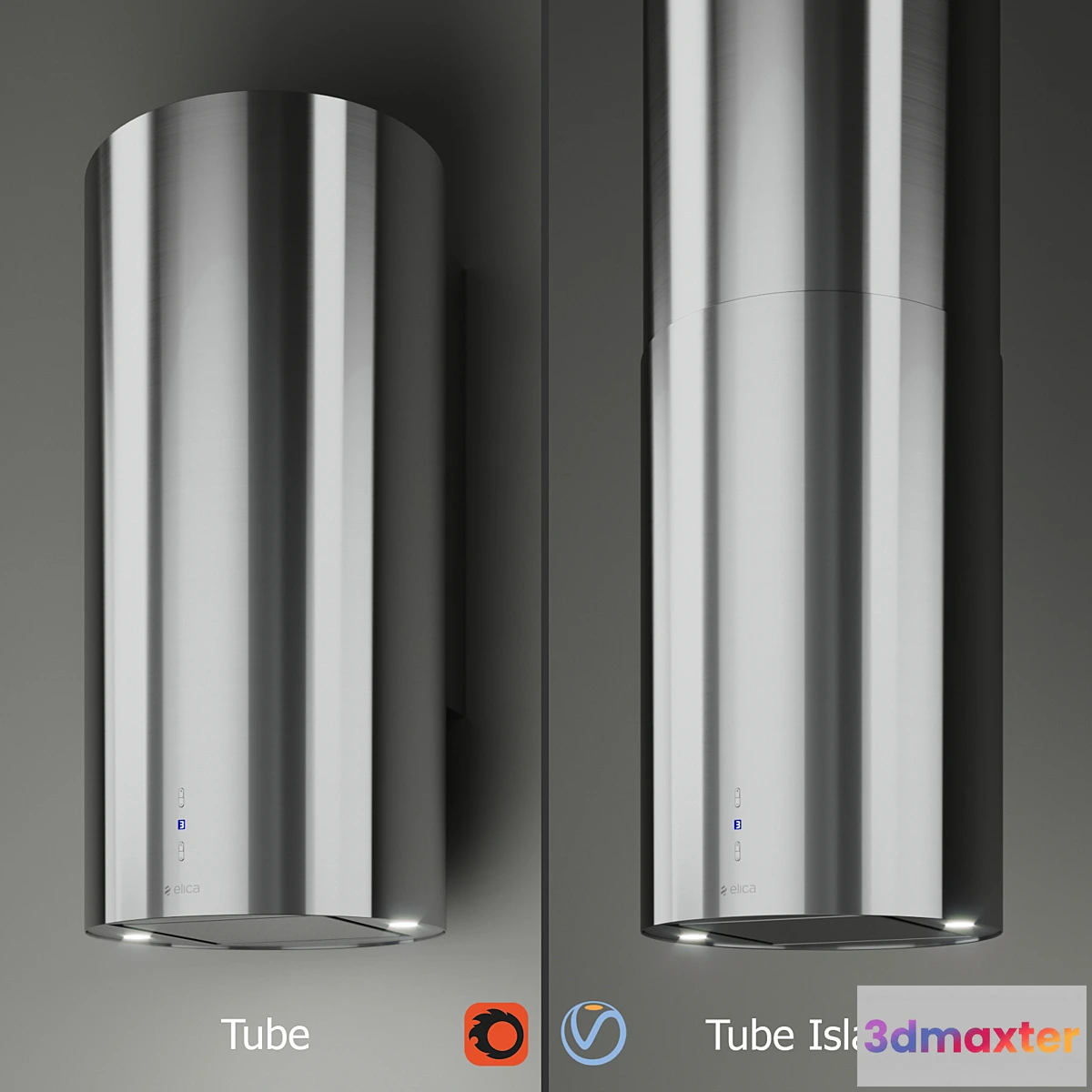 774695 - Elica - TUBE + TUBE ISLAND - No.2