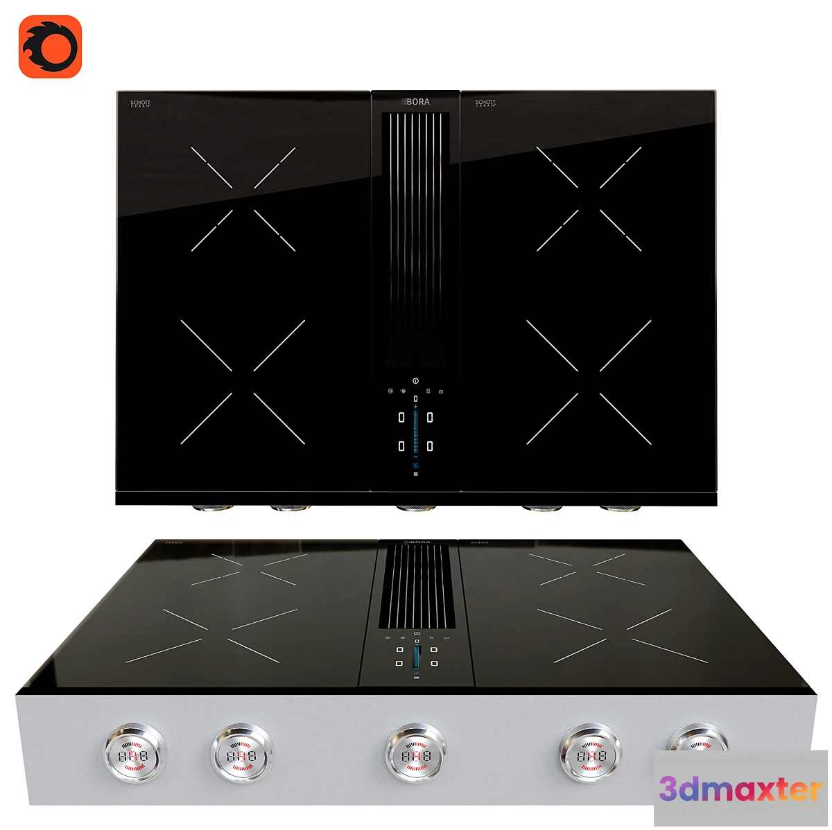 787164 - BORA Pro cooktop with integrated cooker hood - No.2