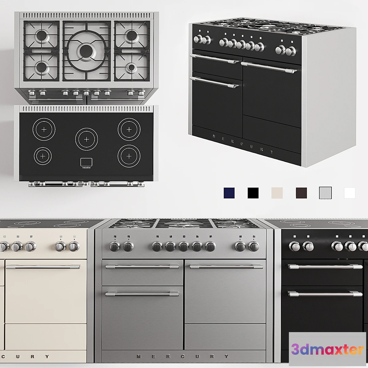 787228 - Gas and electric stove AGA Mercury