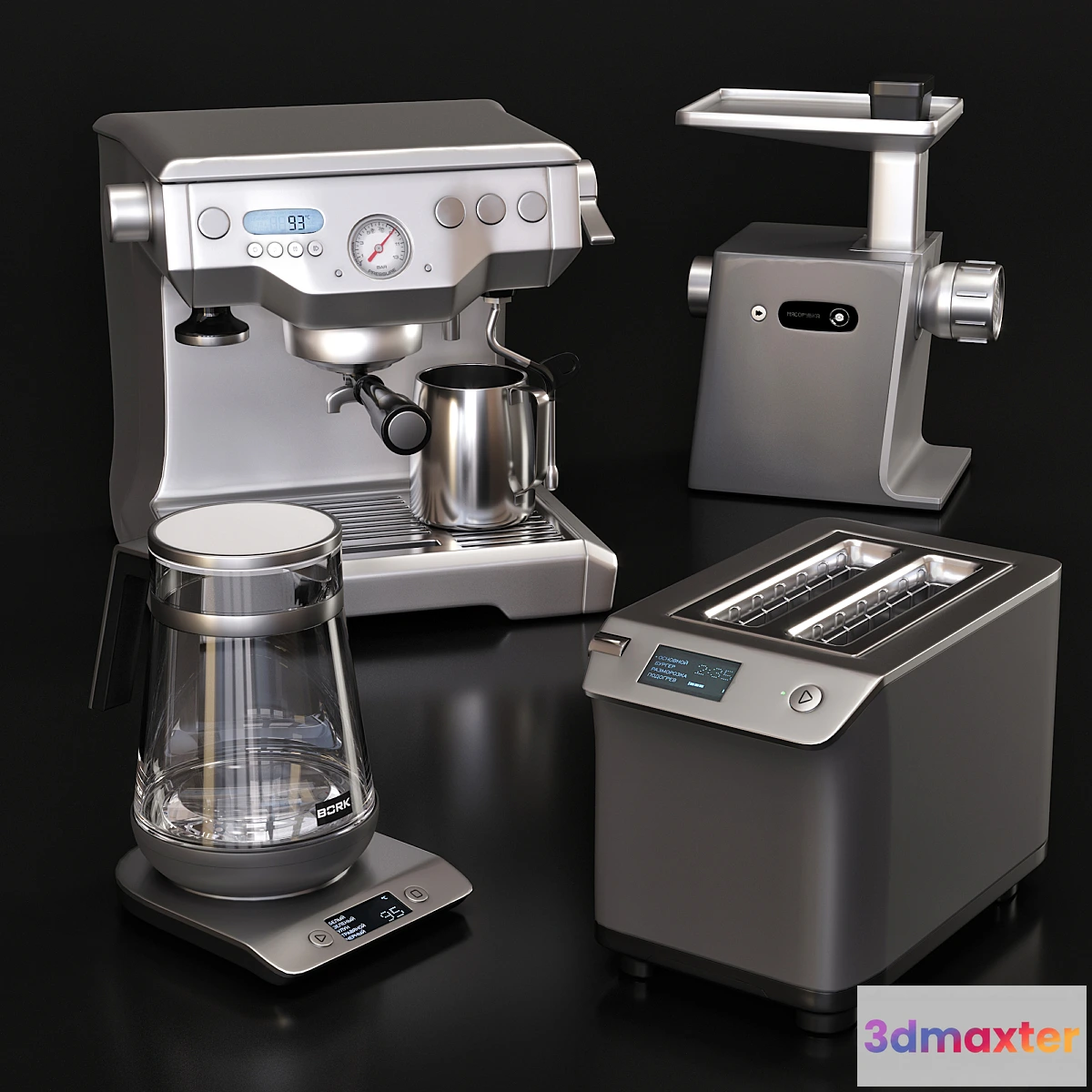 787308 - Household appliances BORK silver - No.2