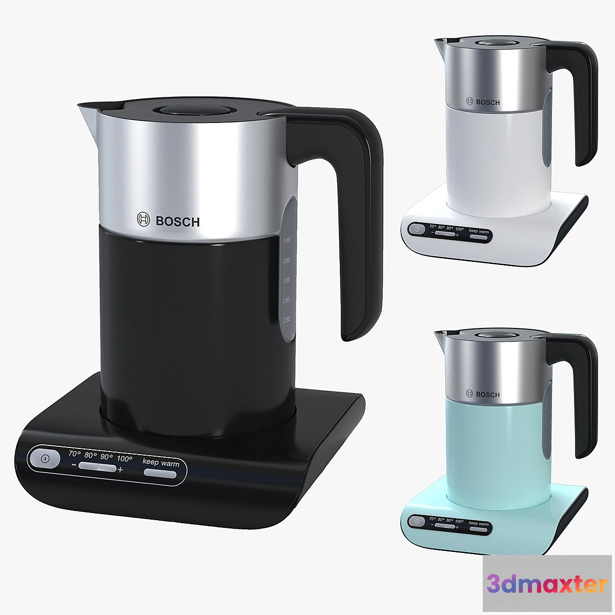 821134 - BOSCH kettle Styline TWK8633GB Black