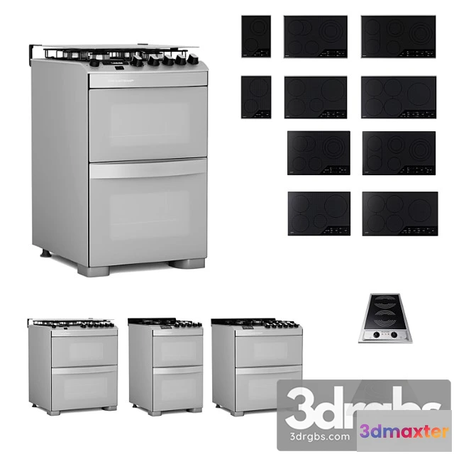 978004 - Collection 11 Wolf Cooktops 6 Whirlpool Brastemp Stoves Portable Cooktops