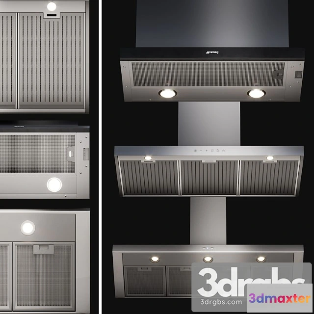 978432 - Kitchen Appliances Smeg Hoods Set 2