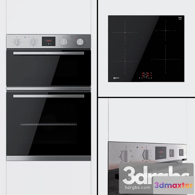 978634 - Neff - double oven u1hcc0an0b and hob t36fb41x0g 2