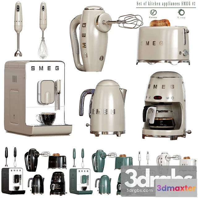 978810 - Set of kitchen appliances smeg 02 2
