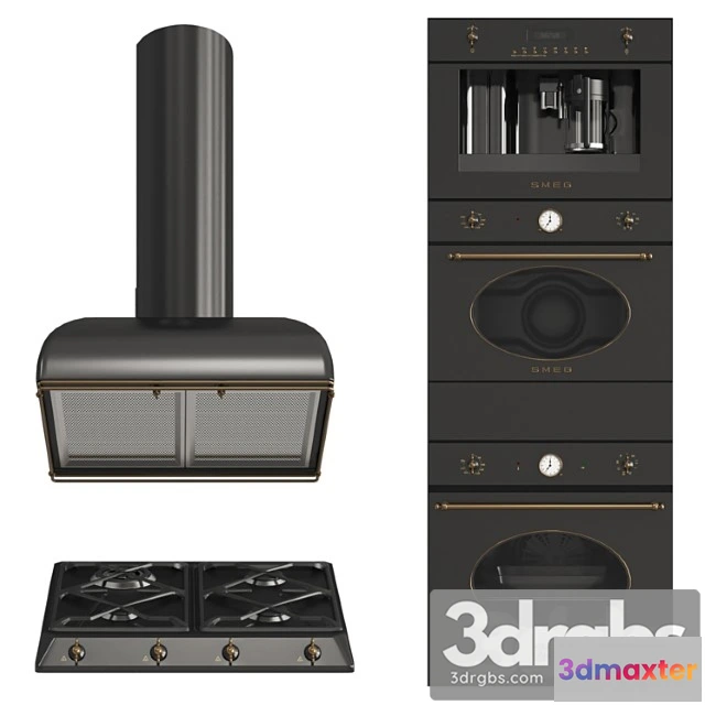 978878 - Smeg Coloniale Black