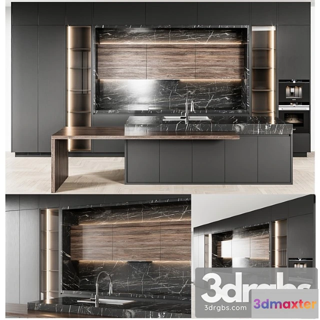 1043776 - Kitchen modern63 black kitchen