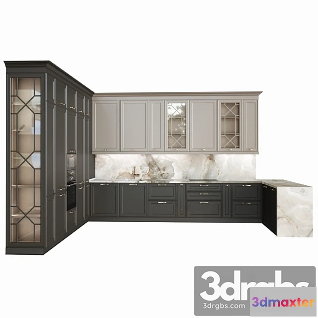 1043986 - Neoclassical kitchen 07