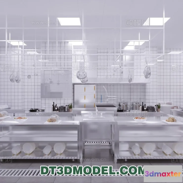 1358570 - Kitchen for Restaurant - 3D Models - 099 3D Max
