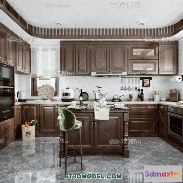 1359422 - Kitchen for Home - Interior 3D Models - 012 3D Max