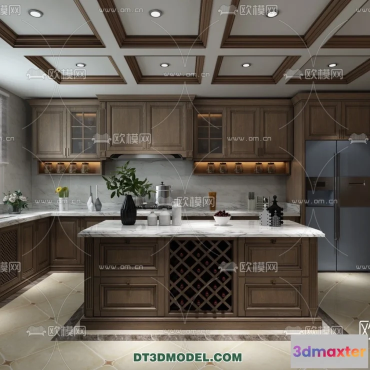 1359645 - Kitchen for Home - Interior 3D Models - 015 3D Max
