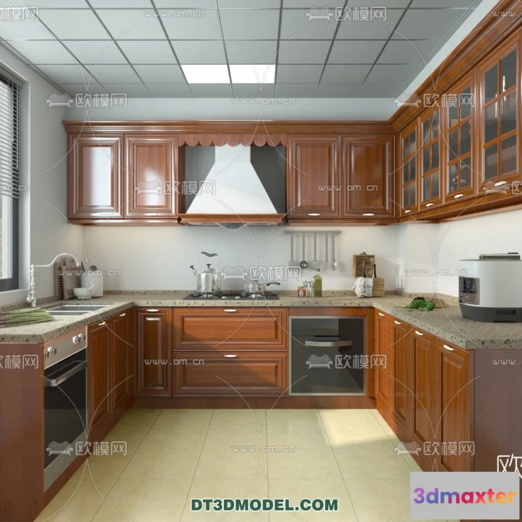 1359790 - Kitchen for Home - Interior 3D Models - 017 3D Max