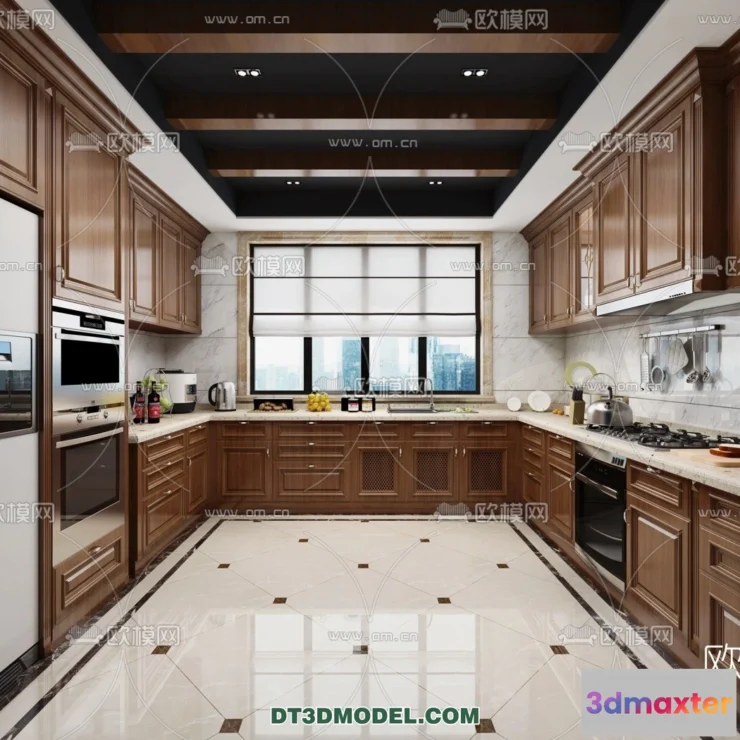1360270 - Kitchen for Home - Interior 3D Models - 024 3D Max