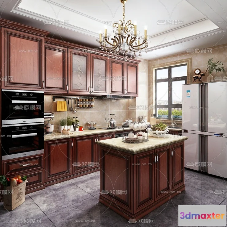 1360798 - Kitchen for Home - Interior 3D Models - 032 3D Max
