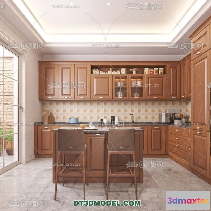 1361137 - Kitchen for Home - Interior 3D Models - 037 3D Max
