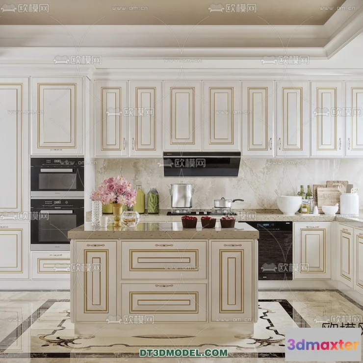 1361561 - Kitchen for Home - Interior 3D Models - 043 3D Max