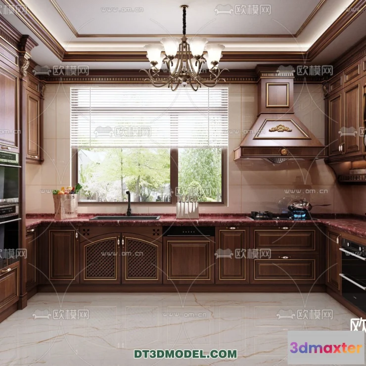 1361631 - Kitchen for Home - Interior 3D Models - 044 3D Max