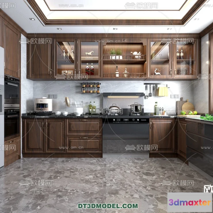 1362013 - Kitchen for Home - Interior 3D Models - 050 3D Max