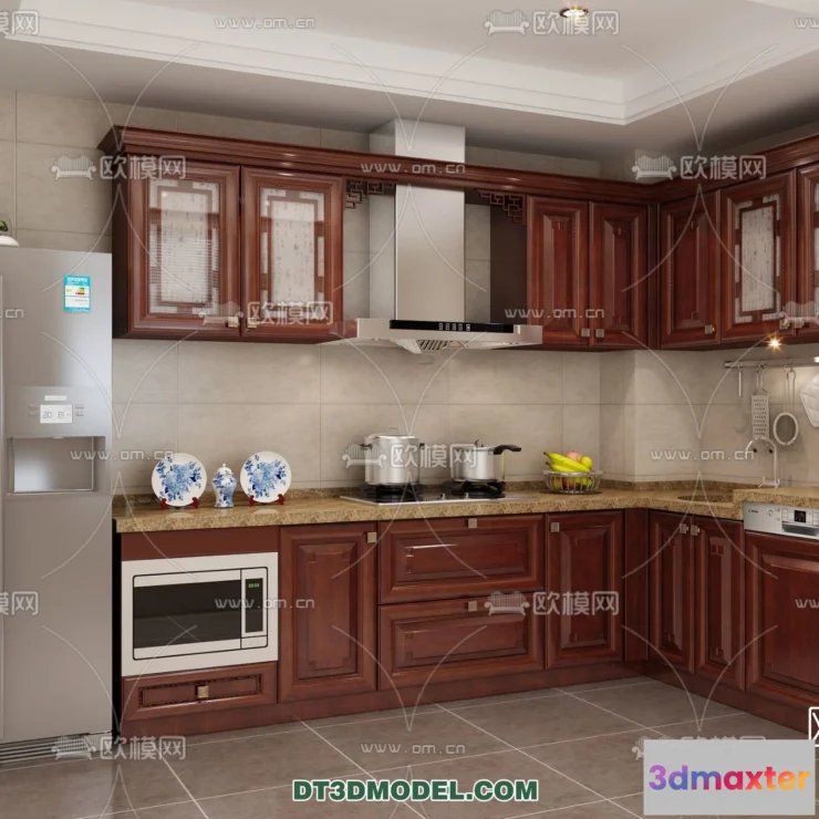 1362081 - Kitchen for Home - Interior 3D Models - 051 3D Max