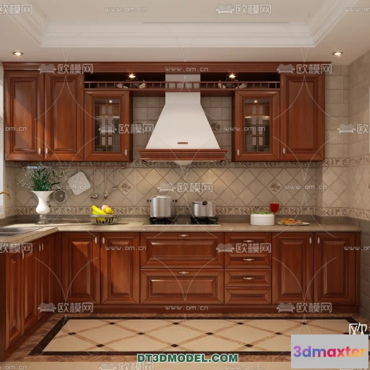 1362214 - Kitchen for Home - Interior 3D Models - 053 3D Max
