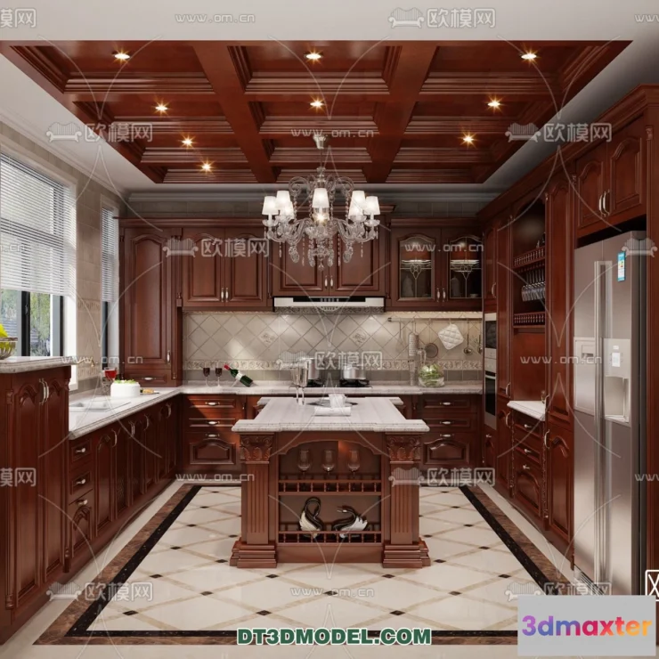 1362408 - Kitchen for Home - Interior 3D Models - 056 3D Max