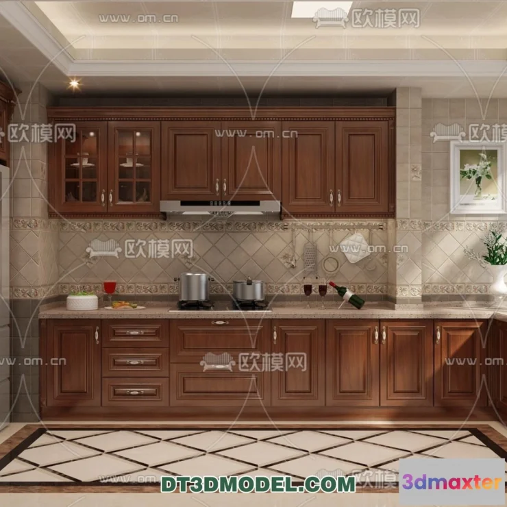 1362544 - Kitchen for Home - Interior 3D Models - 058 3D Max