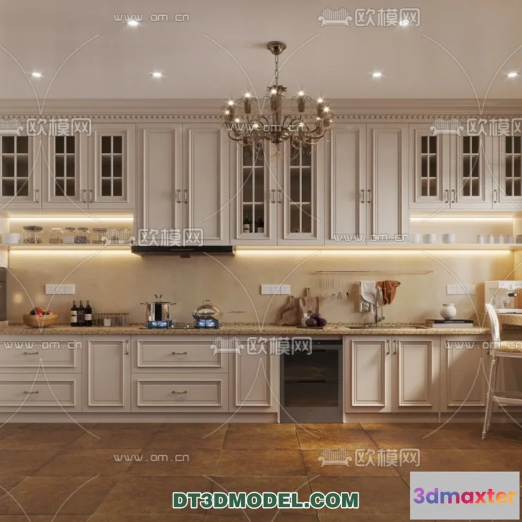 1362611 - Kitchen for Home - Interior 3D Models - 059 3D Max