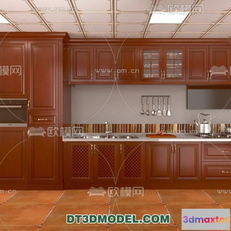 1363010 - Kitchen for Home - Interior 3D Models - 065 3D Max
