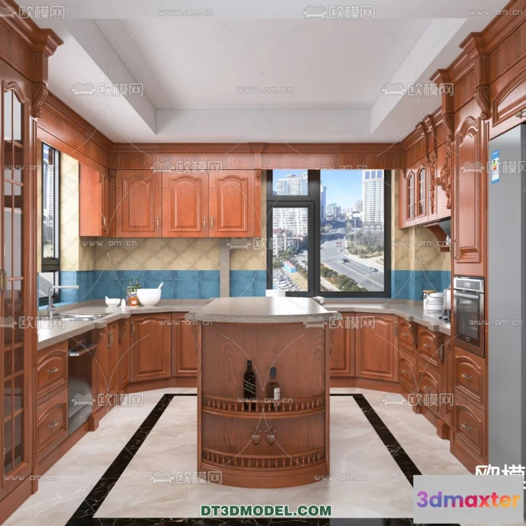 1363073 - Kitchen for Home - Interior 3D Models - 066 3D Max