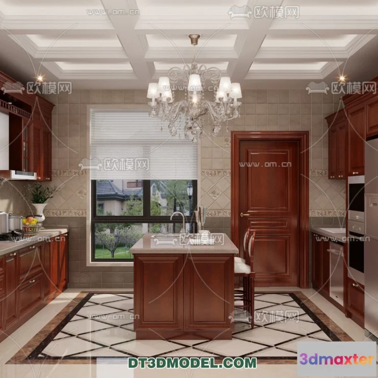 1363526 - Kitchen for Home - Interior 3D Models - 073 3D Max