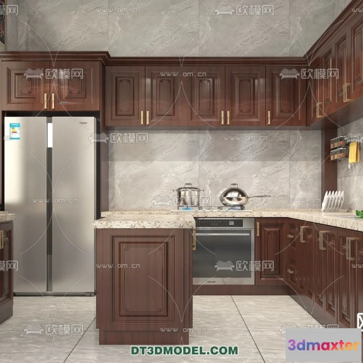 1363657 - Kitchen for Home - Interior 3D Models - 075 3D Max