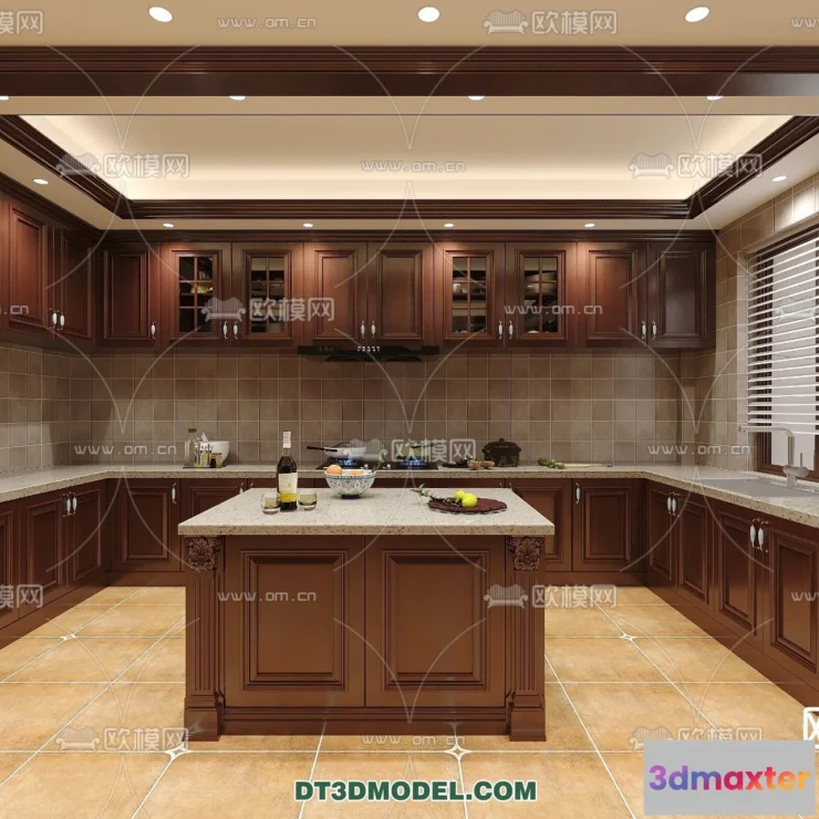 1363730 - Kitchen for Home - Interior 3D Models - 076 3D Max