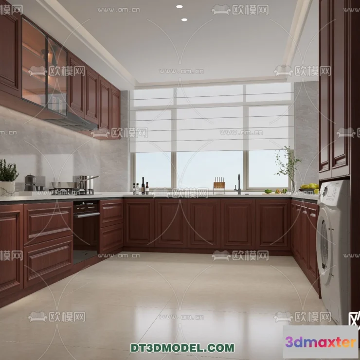 1363796 - Kitchen for Home - Interior 3D Models - 077 3D Max