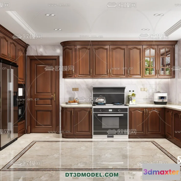 1363930 - Kitchen for Home - Interior 3D Models - 079 3D Max
