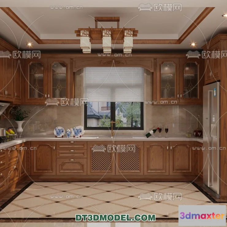 1364059 - Kitchen for Home - Interior 3D Models - 081 3D Max