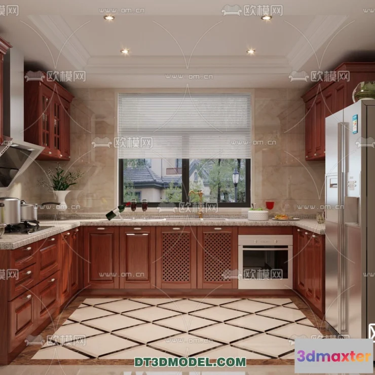 1364196 - Kitchen for Home - Interior 3D Models - 083 3D Max