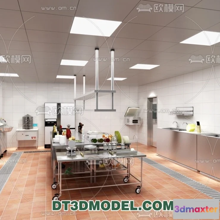 1385866 - Kitchen for Restaurant - 3D Models - 010 3D Max