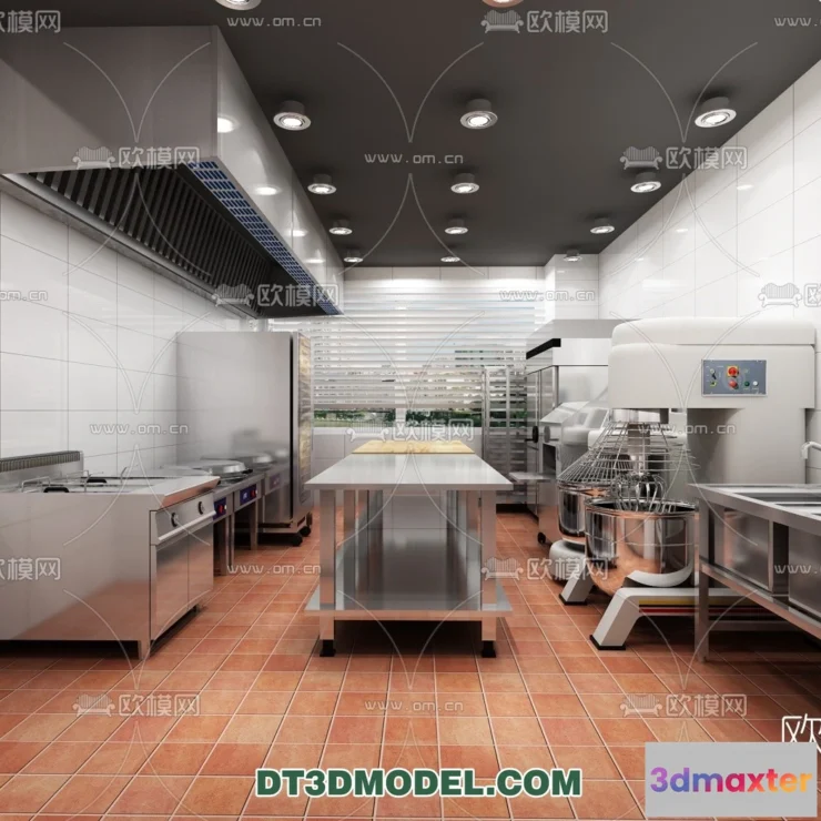 1385941 - Kitchen for Restaurant - 3D Models - 011 3D Max