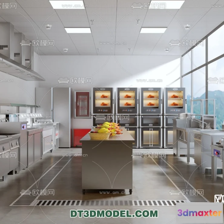1386328 - Kitchen for Restaurant - 3D Models - 017 3D Max